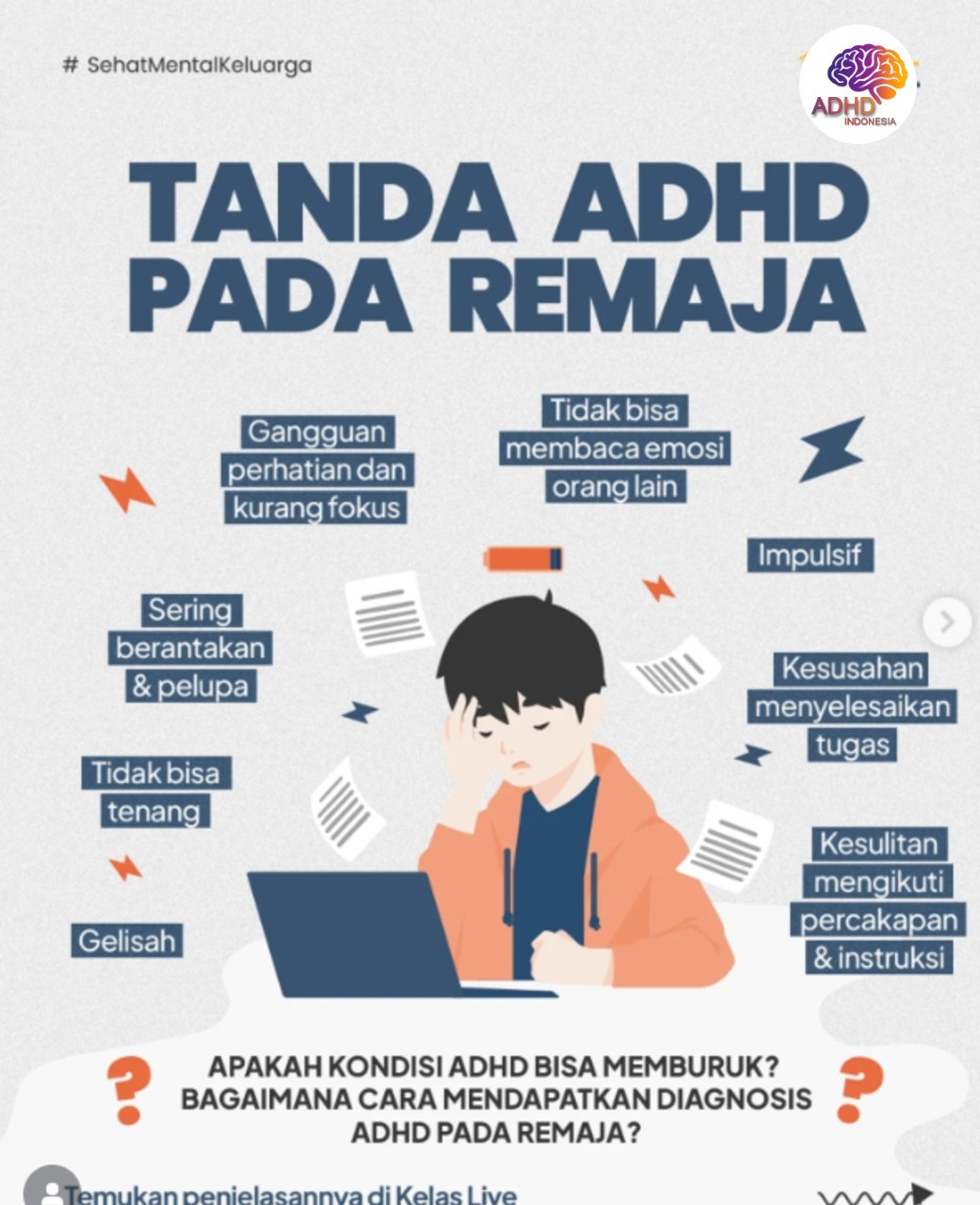 Screening ADHD Non-Diagnostik: Edukasi Awal bagi Orang Tua di Kota Serang